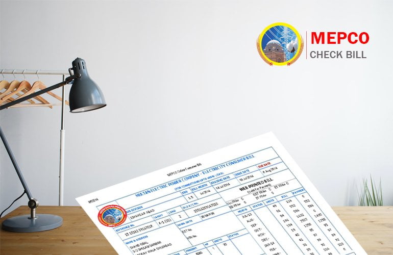 How to Check MEPCO Bill Without Reference Number