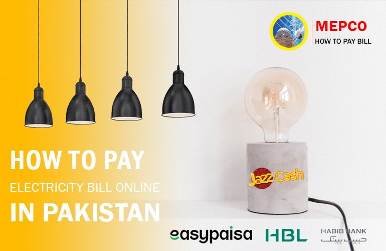 How to Pay Electricity Bill online in Pakistan