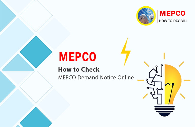MEPCO Demand Notice